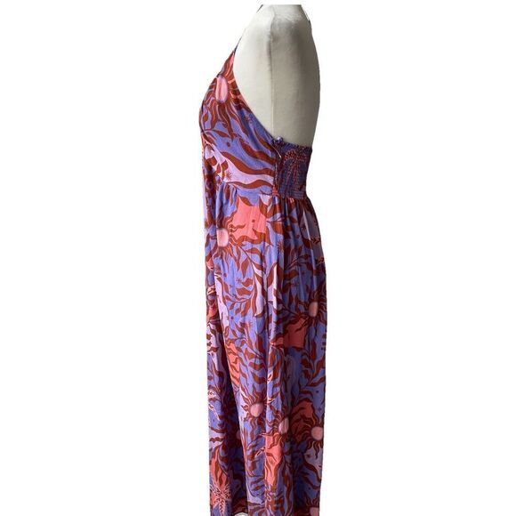 New XIRENA LILAC FIRE MAGGIE HALTER DRESS Size Small - Picture 6 of 7